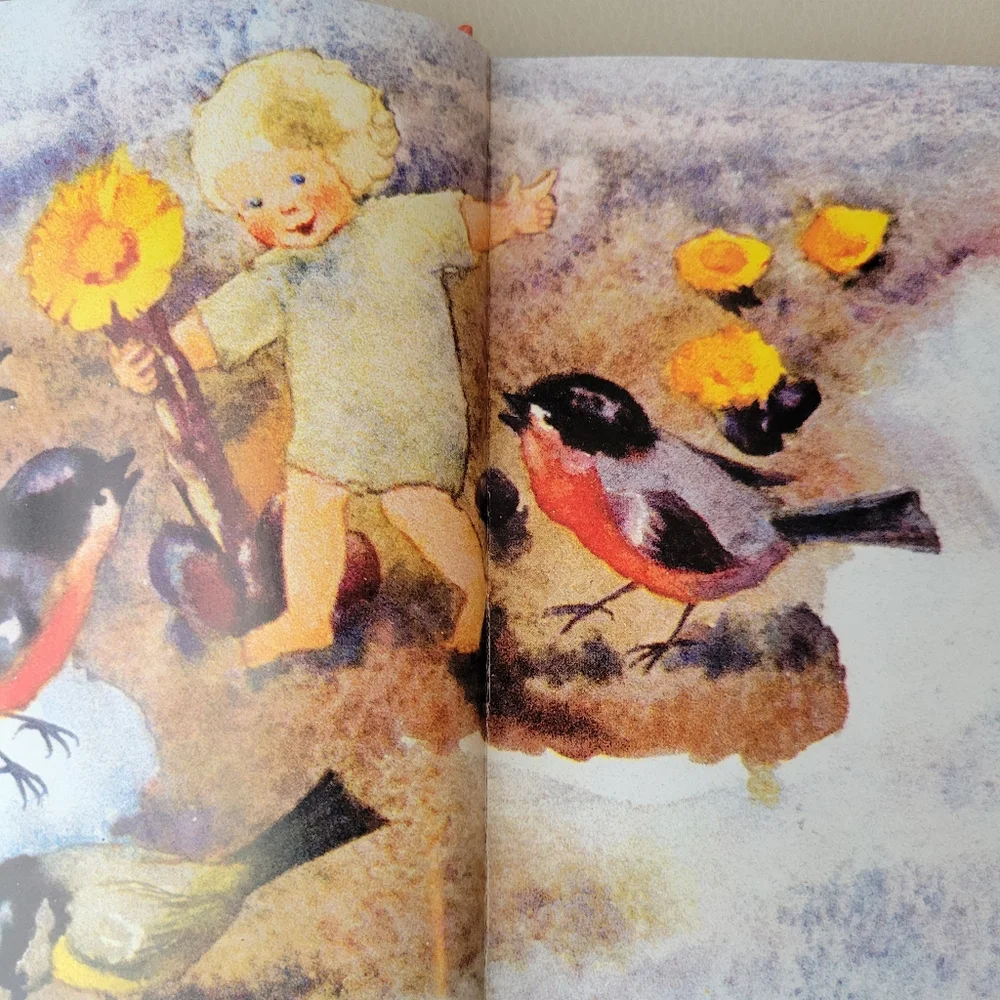A Mother's Book of Blessings Book ~ Colorful Vintage Illustrations & Poetry